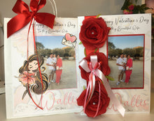 Load image into Gallery viewer, Artificial Rose Mwah Valentines Luxury Photo Card
