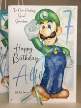 Load image into Gallery viewer, Super Mario Luigi Card
