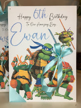 Load image into Gallery viewer, Ninja Turtles Card

