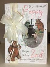 Load image into Gallery viewer, Ribbon &amp; Bow Gruffalo Photo Card
