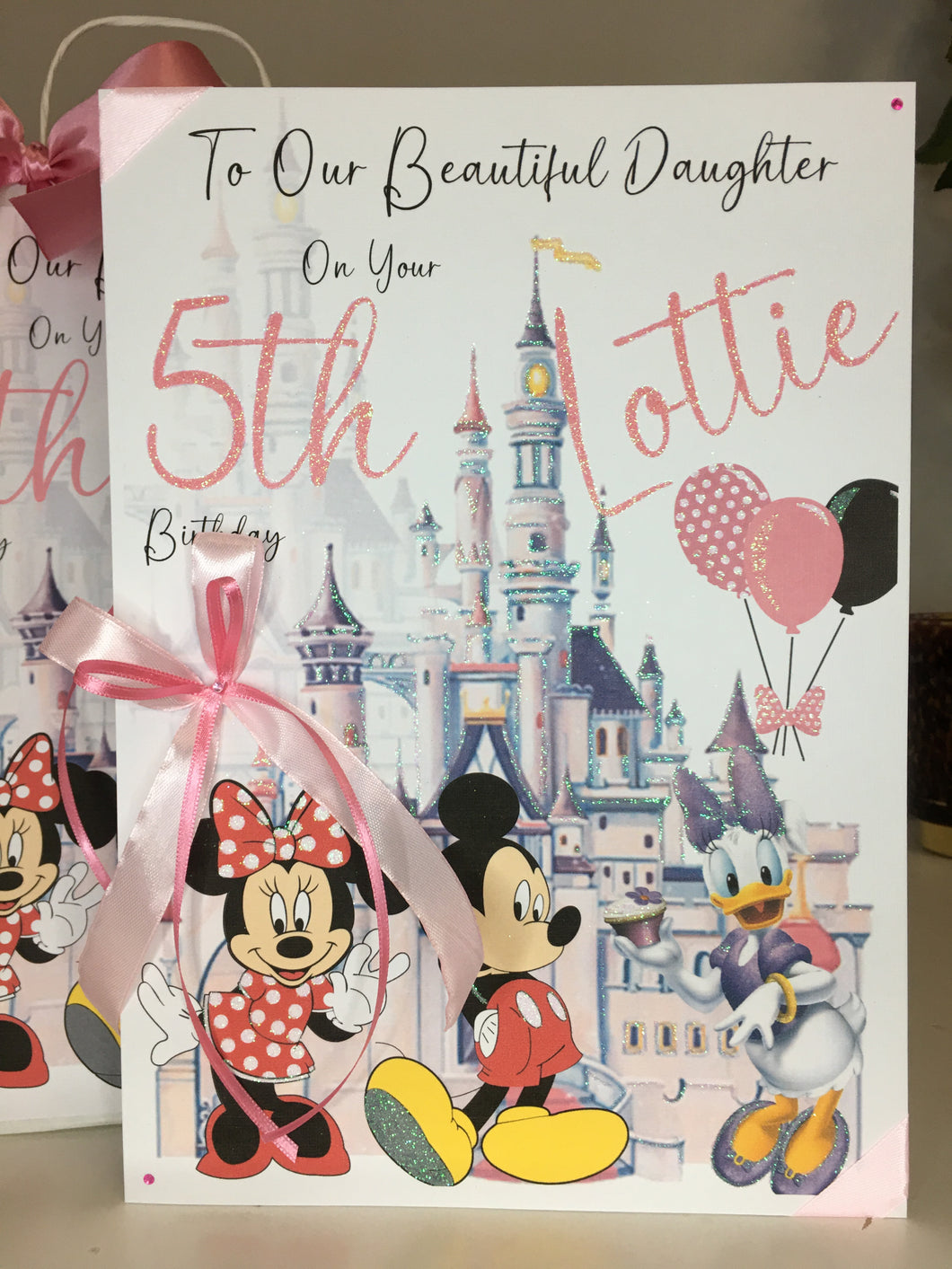 Mickey/Minnie Castle Card