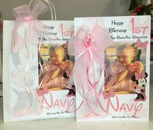 Load image into Gallery viewer, Ribbon &amp; Bow Minnie Mouse Photo Card
