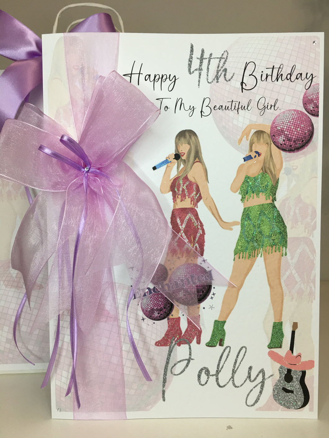 Ribbon & Bow Taylor Swift Card