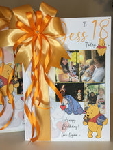 Load image into Gallery viewer, Ribbon &amp; Bow Winnie the Pooh &amp; Eeyore Photo Card
