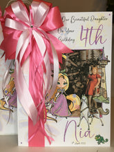 Load image into Gallery viewer, Ribbon &amp; Bow Rapunzel Photo Card
