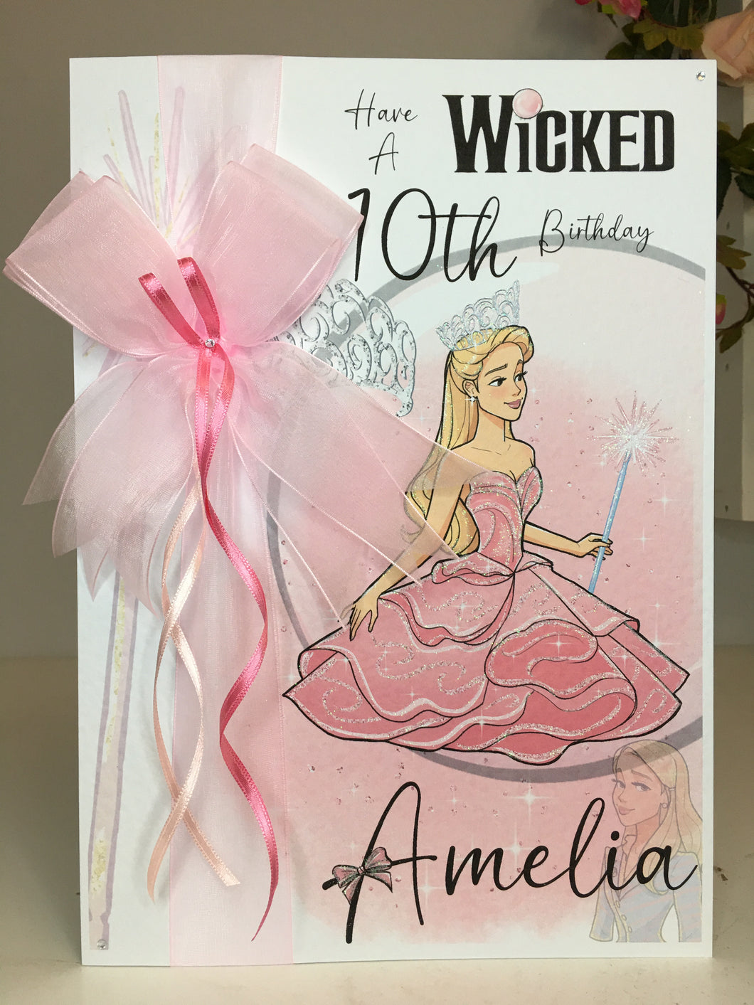 Ribbon & Bow Glinda The Good Witch Card