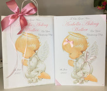 Load image into Gallery viewer, Christening Angel Pink Card
