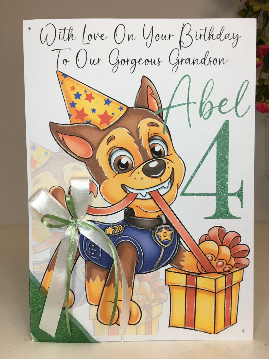 Paw Patrol Chase Card