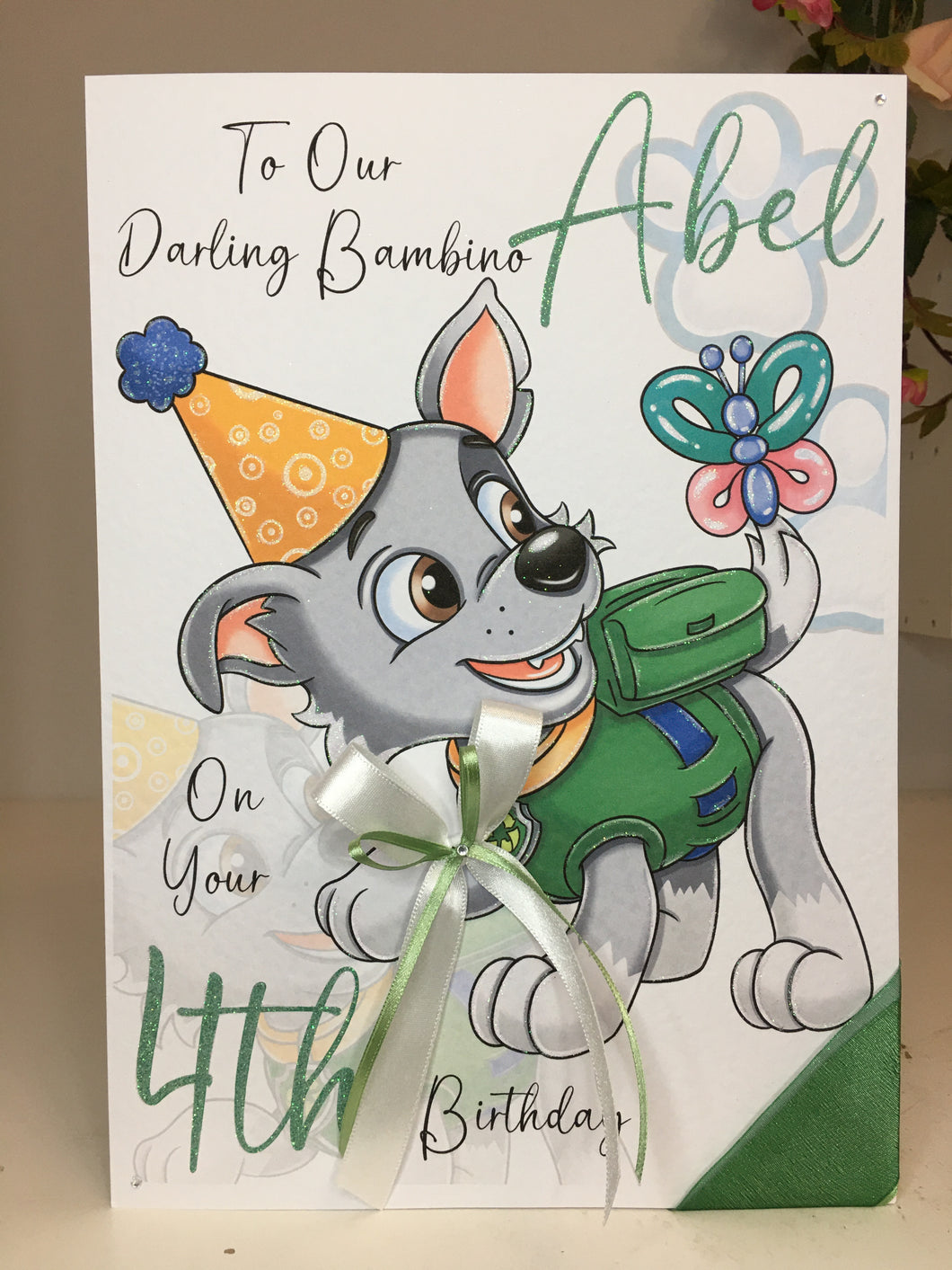 Paw Patrol Rocky Card