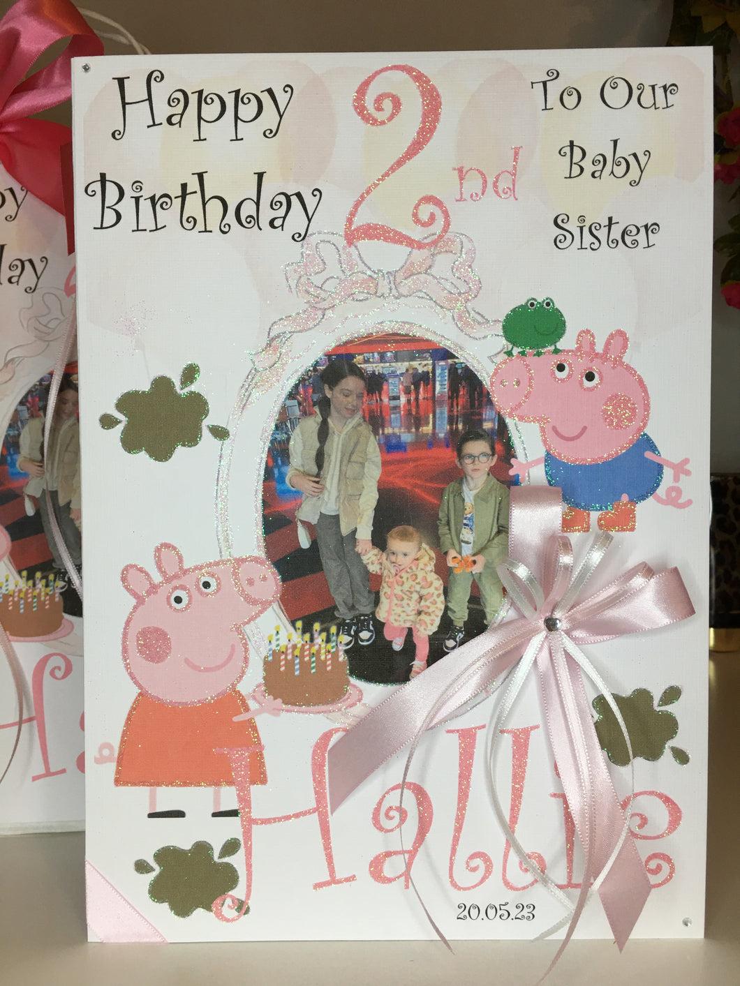 Peppa Pig Pink Photo Card