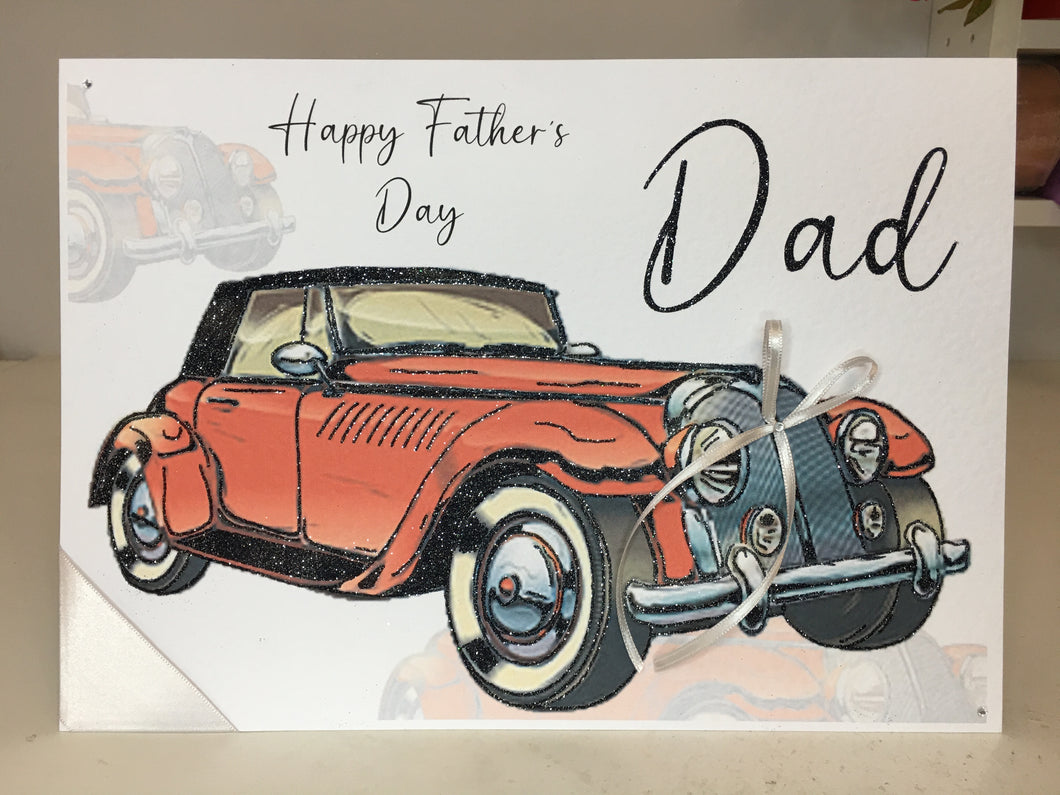 Car Landscape Card