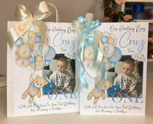 Load image into Gallery viewer, Teddy Bear Balloon Photo Card
