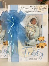 Load image into Gallery viewer, Ribbon &amp; Bow Teddy Bear Photo Card
