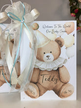 Load image into Gallery viewer, Teddy Bear Balloon Card
