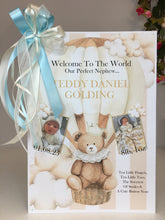 Load image into Gallery viewer, Teddy Bear Air Balloon Photo Card
