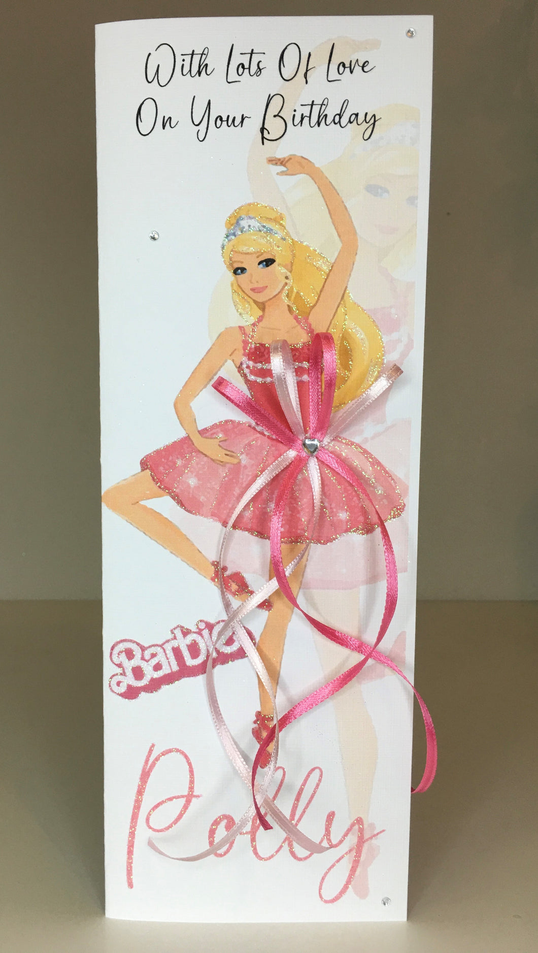 Ballerina Barbie Skinny Card