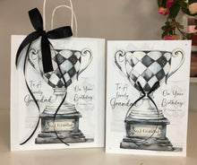 Load image into Gallery viewer, Checkered Trophy Card
