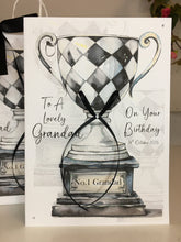 Load image into Gallery viewer, Checkered Trophy Card
