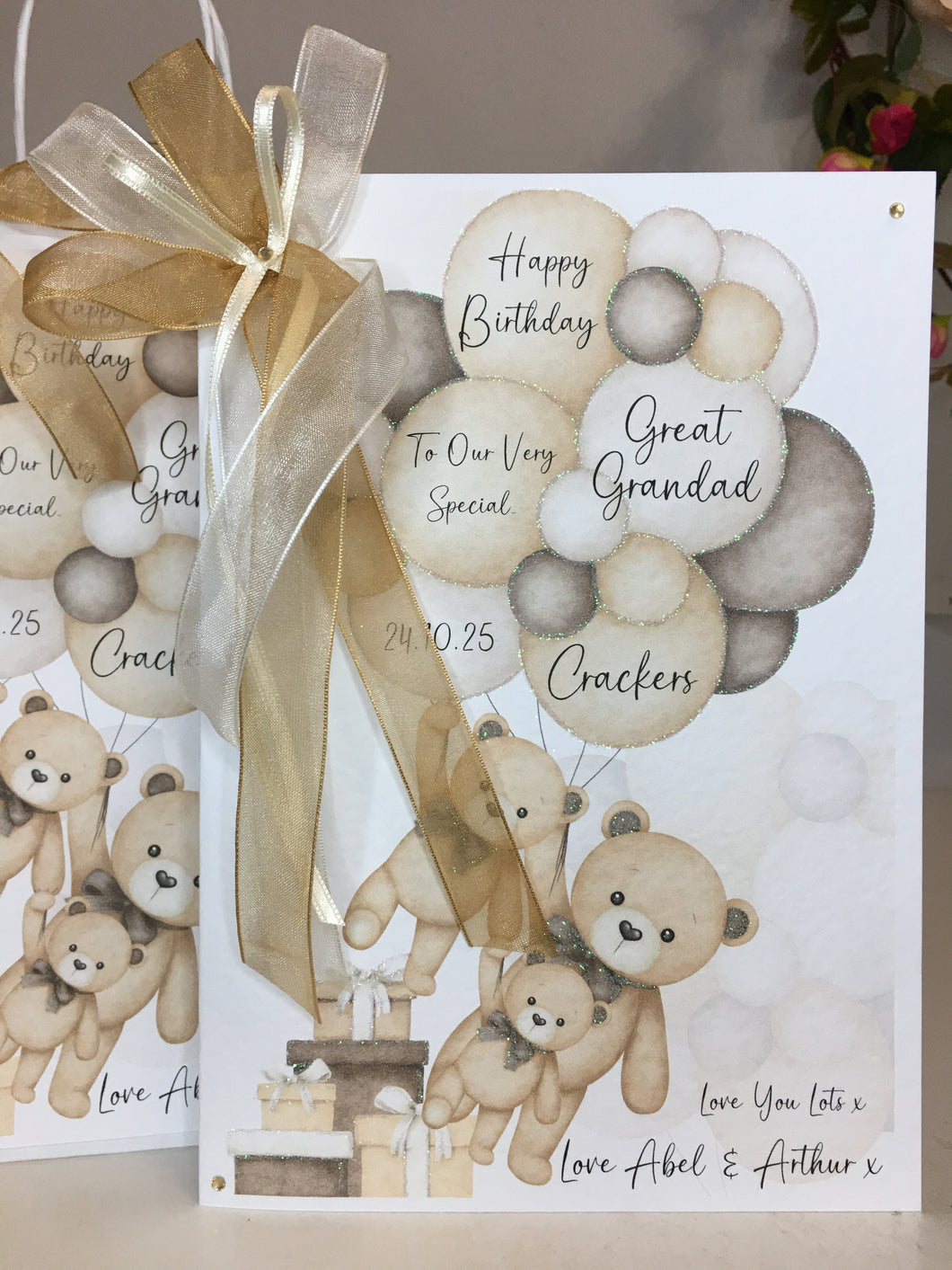 Bear Balloons Card