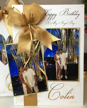 Load image into Gallery viewer, Ribbon &amp; Bow Champagne Luxury Photo Card
