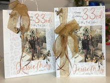 Load image into Gallery viewer, Ribbon &amp; Bow Leopard Photo Card
