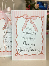 Load image into Gallery viewer, Pink Stripe Frame Card
