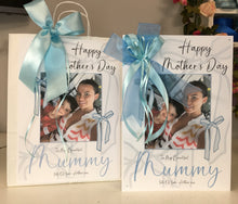 Load image into Gallery viewer, Blue Bows Photo Card
