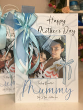 Load image into Gallery viewer, Blue Bows Photo Card
