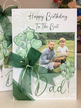 Load image into Gallery viewer, Green Balloons Photo Card
