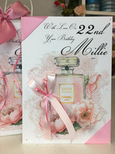 Load image into Gallery viewer, Perfume with Flowers Card

