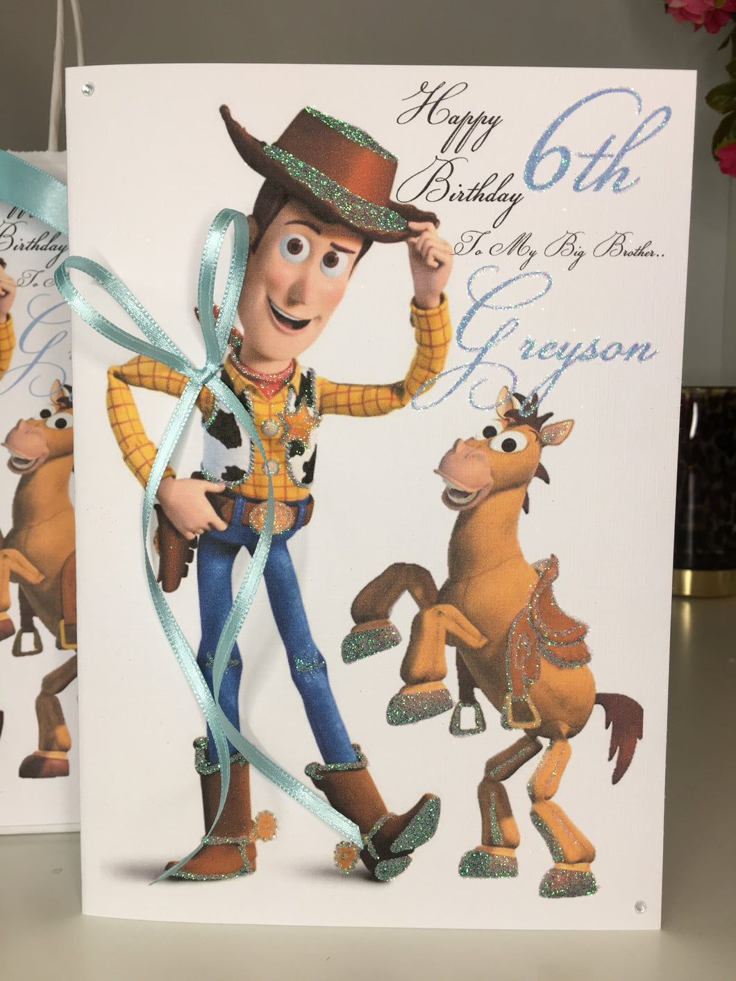 Toy Story Woody & Bullseye Card