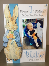 Load image into Gallery viewer, Peter Rabbit Pop Up Luxury Photo Card
