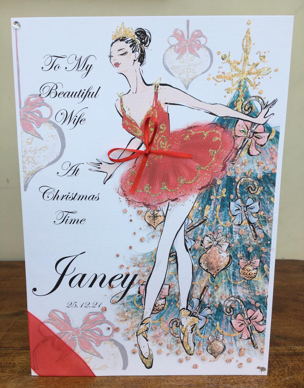 Christmas Ballerina Card