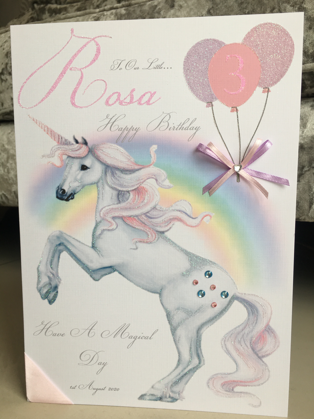 Unicorn Rainbow Card