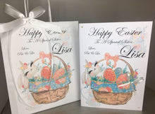 Load image into Gallery viewer, Easter Bunny in Egg Basket Card
