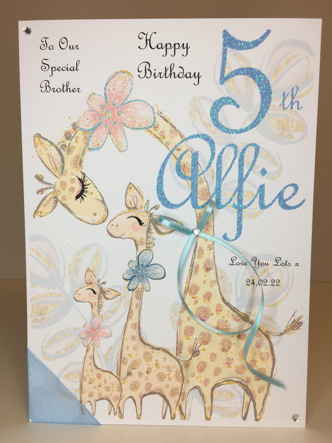 Three Giraffe Card