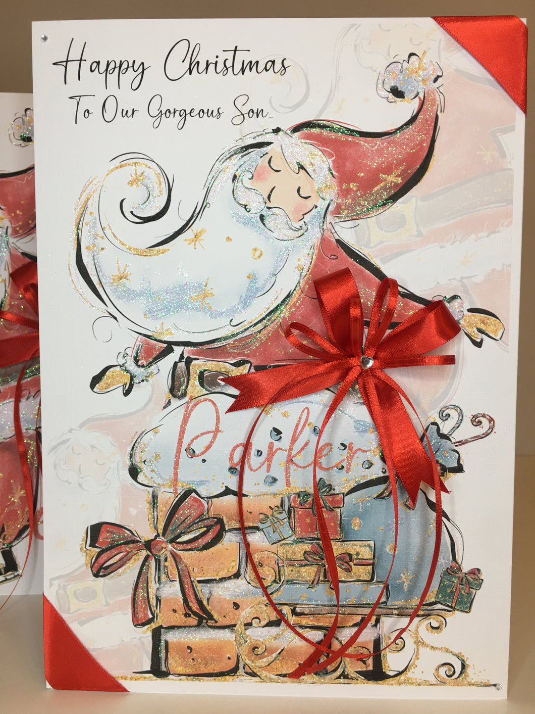 Christmas - Santa with Sleigh Card