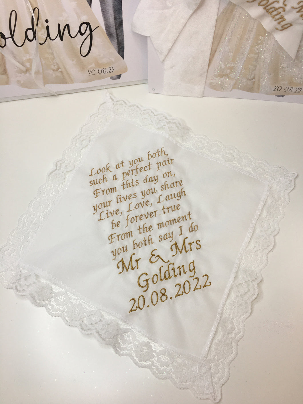 Wedding Poem Handkerchief