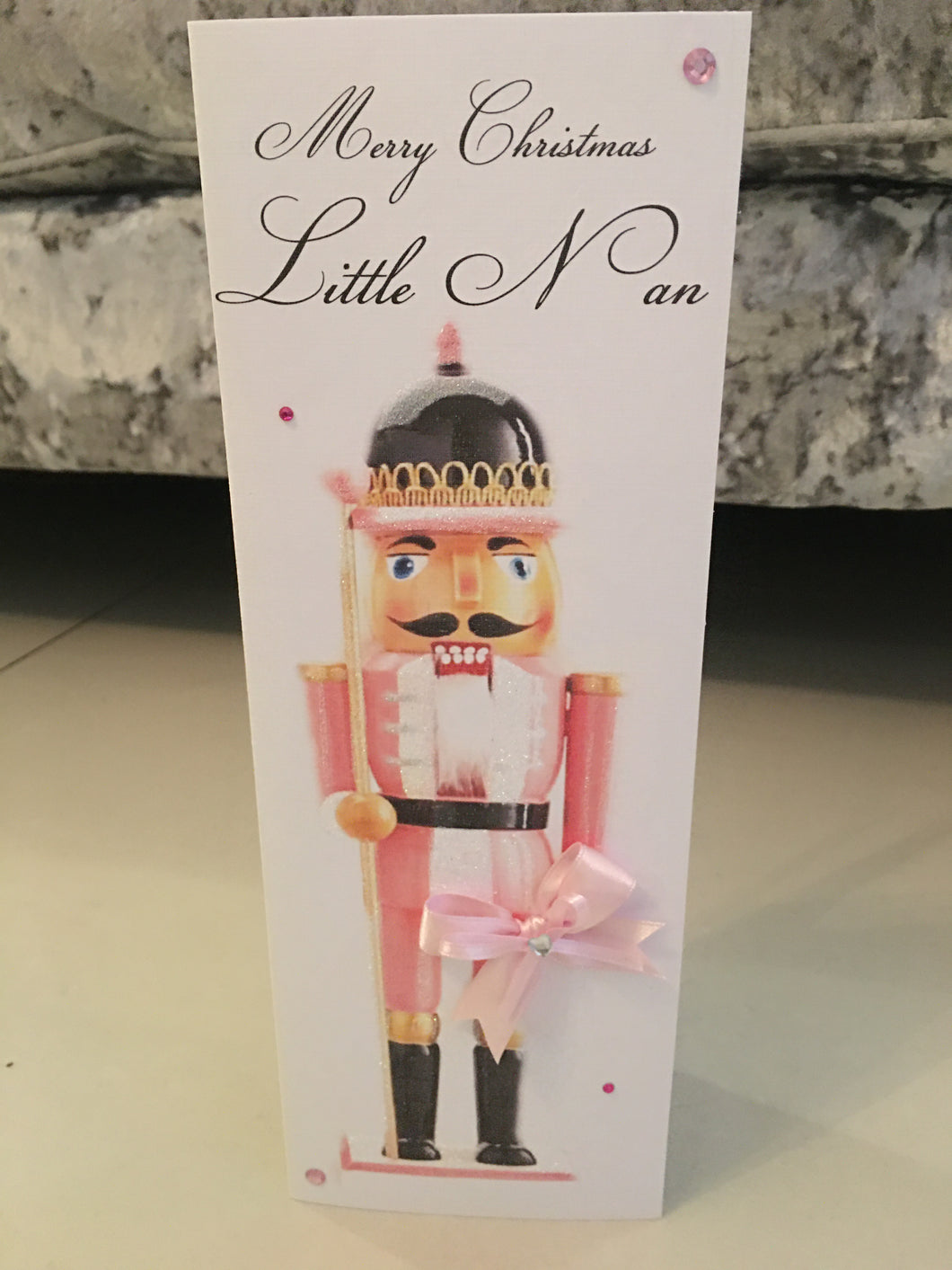 Pink Nutcracker Skinny Card