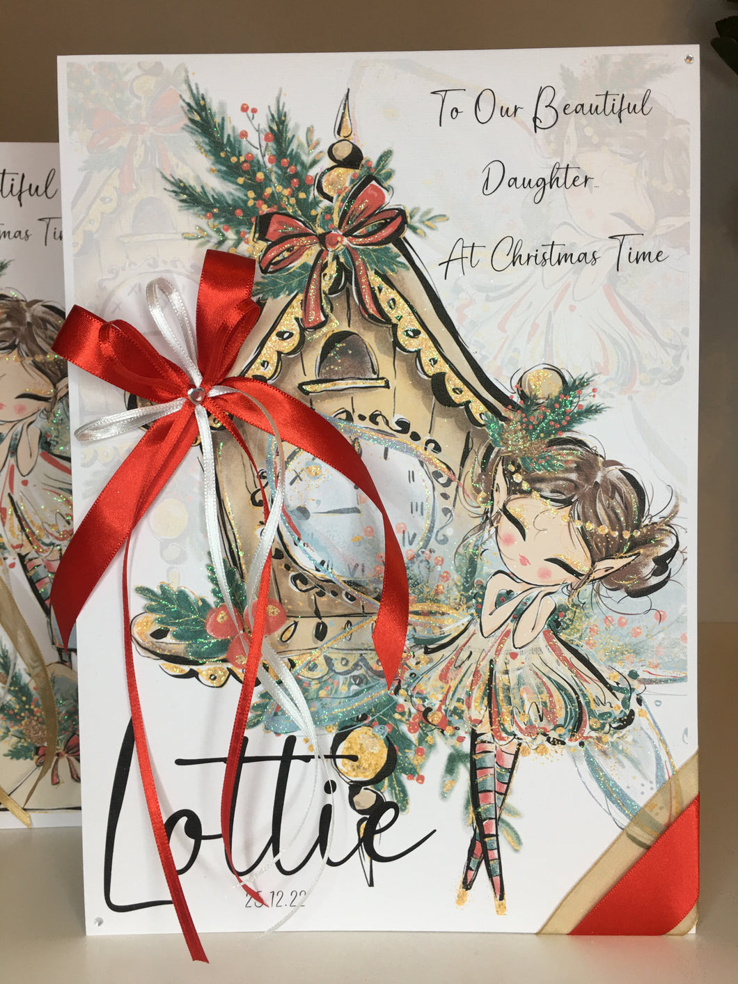 Christmas - Pixie Clock Card