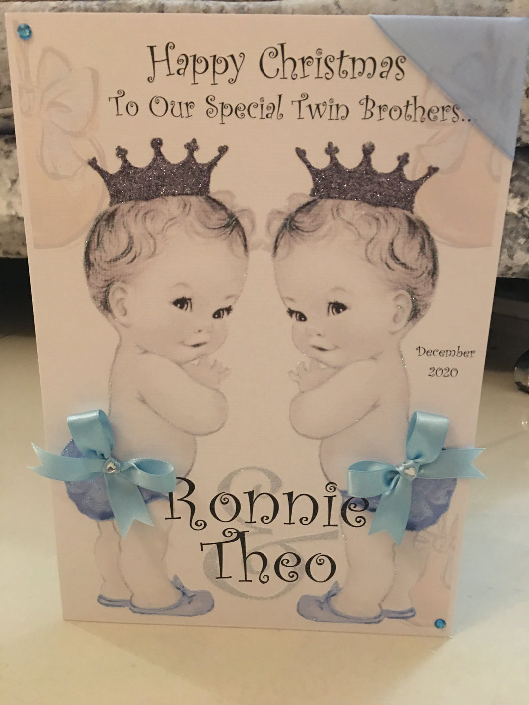 Christmas Twin Prince Card