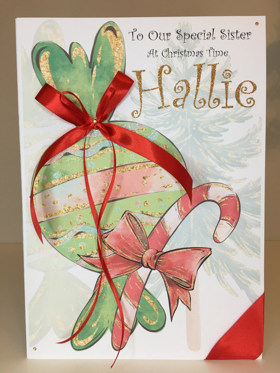 Christmas - Sweet Candy Cane Card