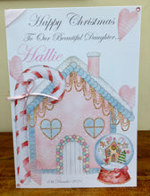 Load image into Gallery viewer, Christmas - Pink Gingerbread House
