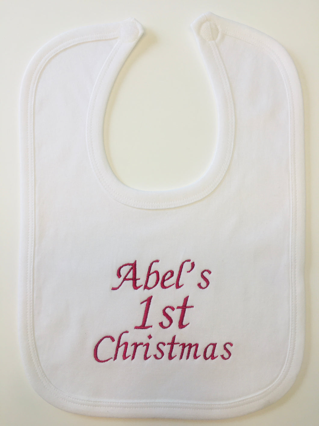 Christmas - White Bib