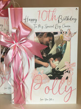 Load image into Gallery viewer, Ribbon &amp; Bow Ballerina Photo Card
