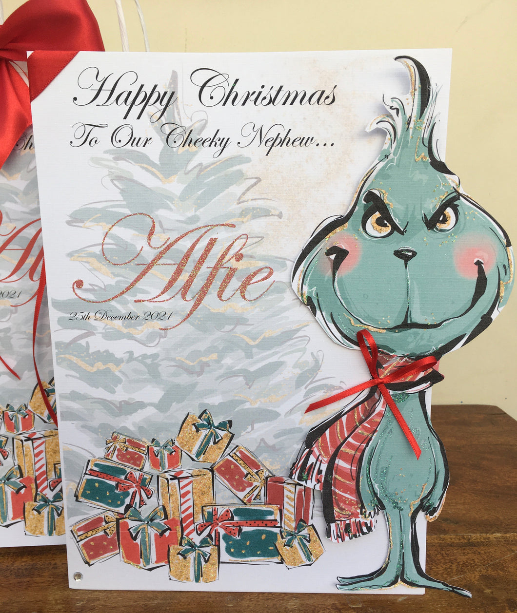 Christmas - The Grinch Pop Up Card