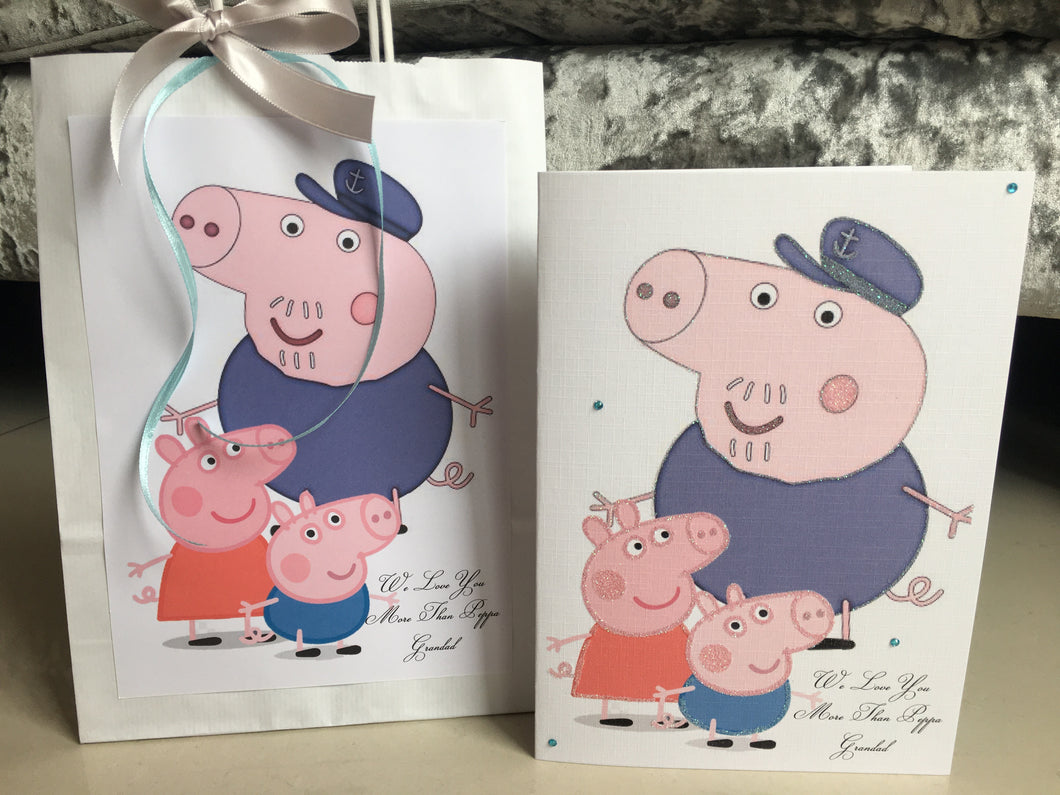 Peppa Pig Grandpa Pig Card