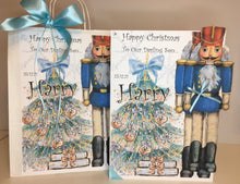 Load image into Gallery viewer, Christmas - Blue Nutcracker Pop Up Card
