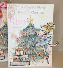 Load image into Gallery viewer, Christmas Ballerina Pop Up Card
