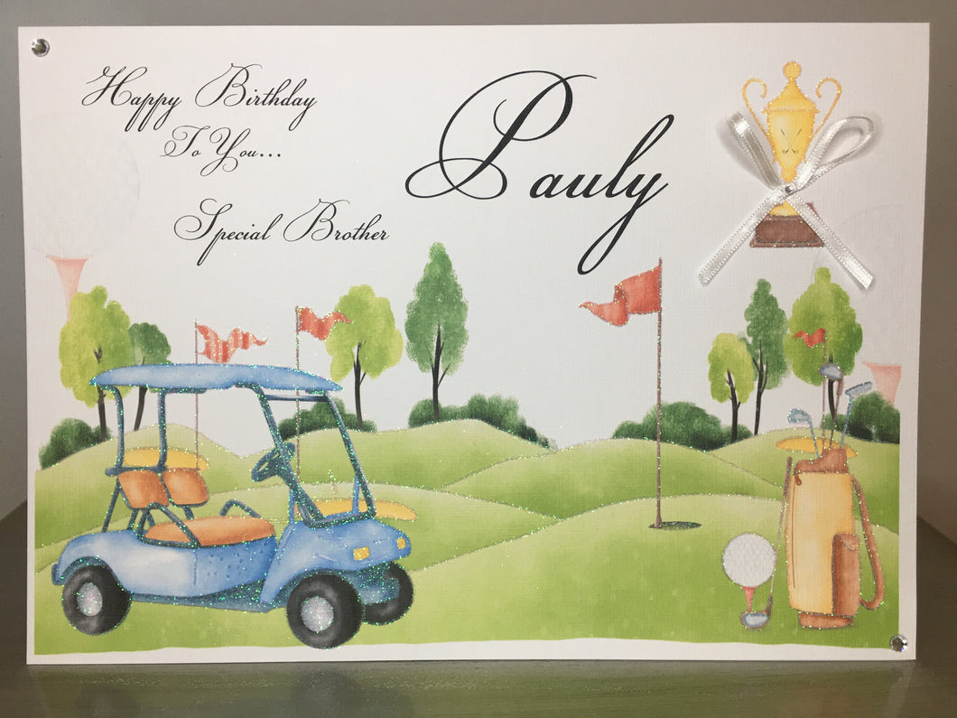 Golf Landscape Card